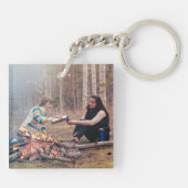 Liever een kampeerfoto sleutelhanger (Achterkant)