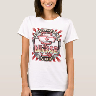 Liever een verpleegster t-shirt