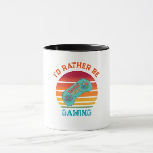 Liever Gamen Retro Design Mok (Midden)