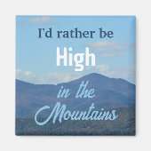 Liever in de Blue Ridge Mountains plezier Magneet (Voorkant)