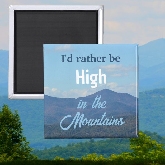 Liever in de Blue Ridge Mountains plezier Magneet