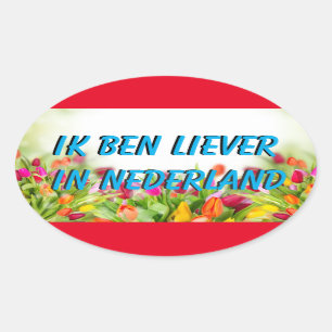 Liever in Nederland Sticker