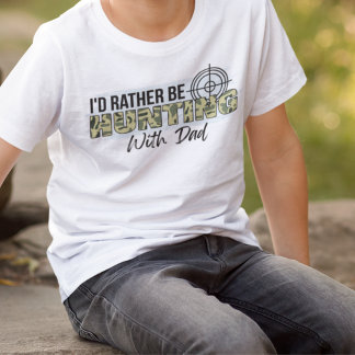 Liever jagen met papa grappig t-shirt