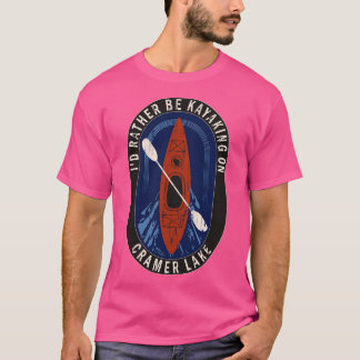 Liever kajakken op Cramer Lake in Wisconsin T-shirt