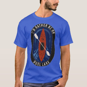 Liever kajakken op Duel Lake in MI T-shirt