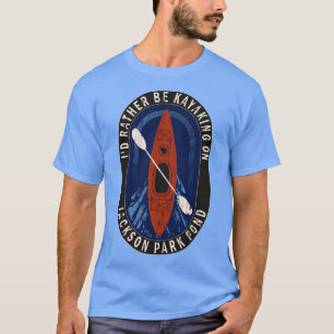 Liever kajakken op Jackson Park Pond in Wisc T-shirt