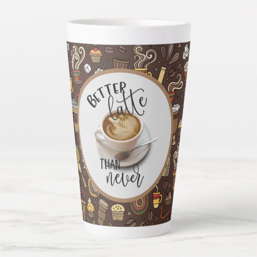 Liever Latte Dan Nooit Mok (Voorkant)