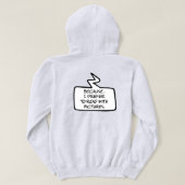 Liever lezen hoodie (Design achterkant)