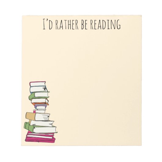 Liever Lezen Notitieblok (Voorkant)