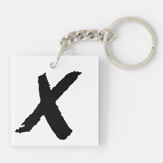 Liever lieg ik: een beetje Sleutelhanger (Achterkant)