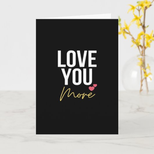 Liever Meer Elegante Stijl Kaart (Gele Bloem)