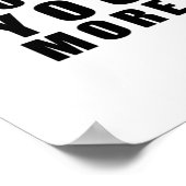 Liever Meer Opbeurende Minimaal Design Poster (Hoek)