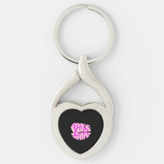 Liever Meer Schone Typografie  Sleutelhanger (Voorkant)