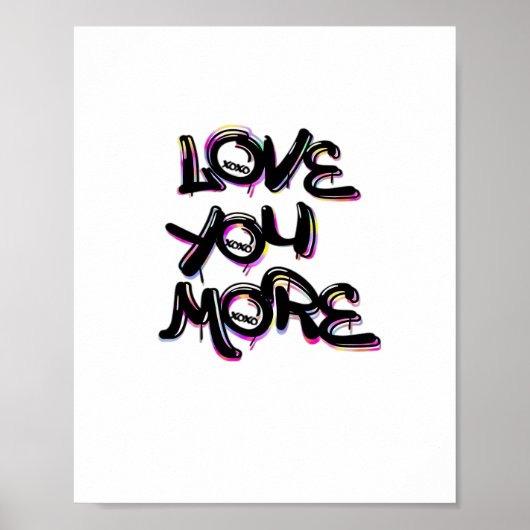 Liever Meer Schoon Modern Design Poster (Voorkant)