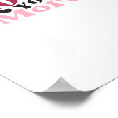 Liever Meer Subtiele Detail Ontwerp Poster (Hoek)