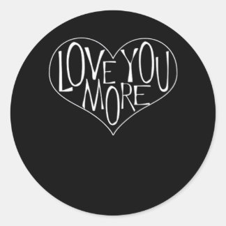 Liever Met Verfijnde Esthetiek Ronde Sticker