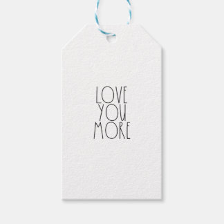 Liever Minimaal Esthetisch Ontwerp Cadeaulabel