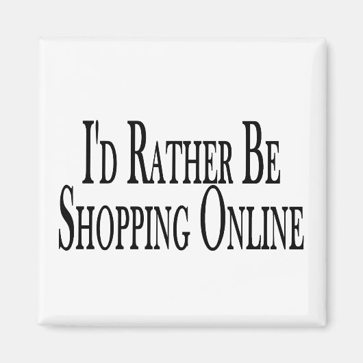 Liever online winkelen magneet (Voorkant)