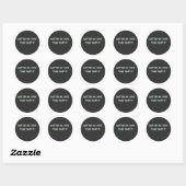 Liever Oops Dan Wat Als Motivatie Ronde Sticker (Vel)