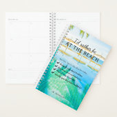 Liever op het strand | Gepersonaliseerde planner (Display)
