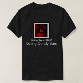 "Liever op Mars" Skullnskin Graphics T-shirt van J