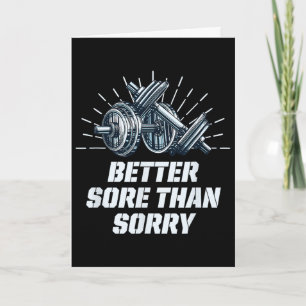 Liever Pijnlijk Dan Spijtig Grappige Workout Humor Kaart