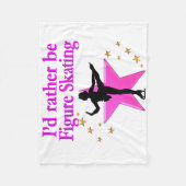 LIEVER SCHAATSEN FLEECE DEKEN (Voorkant)