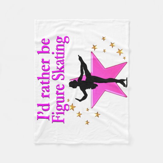 LIEVER SCHAATSEN FLEECE DEKEN (Voorkant)