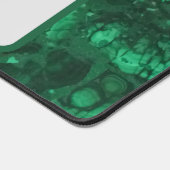 Liever schattenjacht gemarmerde groene edelsteen bureaumat (Hoek)