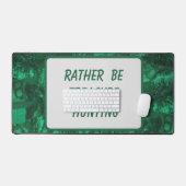 Liever schattenjacht gemarmerde groene edelsteen bureaumat (Keyboard & Muis)