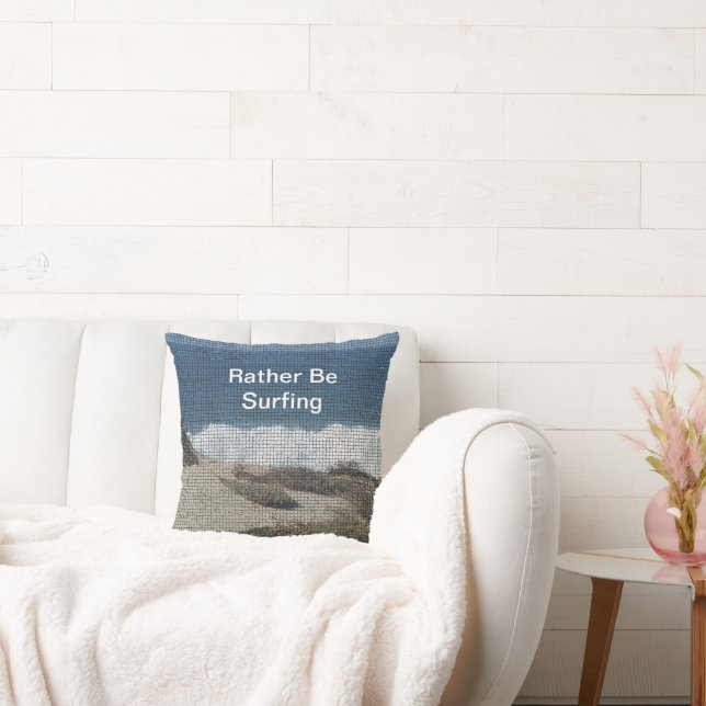 Liever surfen Ocean Beach Travel Surfer Kussen (Bank)