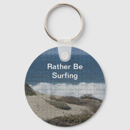 Liever surfen Ocean Beach Travel Surfer Sleutelhanger