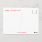 Liever tot de maan en terug ansichtkaart briefkaart (Achterkant)