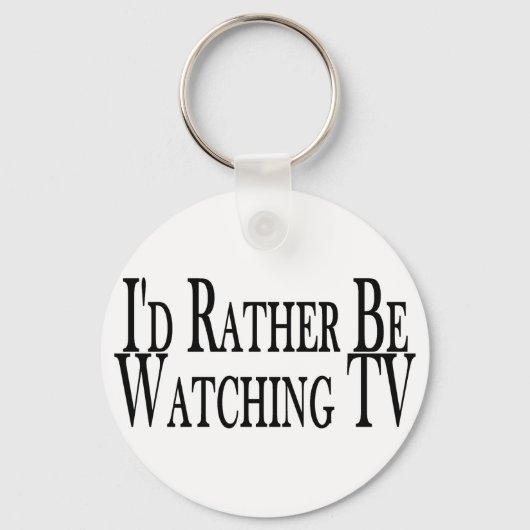 Liever tv kijken sleutelhanger (Voorkant)