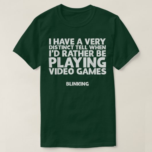 Liever Videogames Spelend Grappig  T-shirt (Design voorkant)