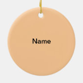 Liever Voetbal Spelen Keramisch Ornament (Achterkant)