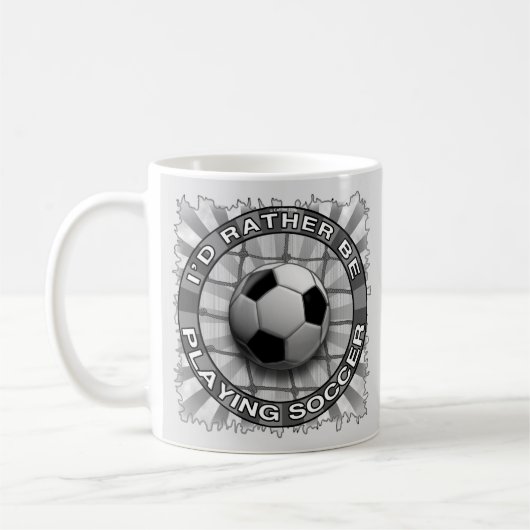 Liever Voetbal Spelen Koffiemok (Links)