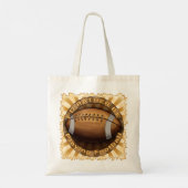 Liever voetbal spelen tote bag (Achterkant)