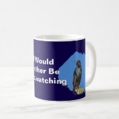 Liever Vogel kijken Starling Hawk Birdwatcher Koffiemok (Voorkant rechts)