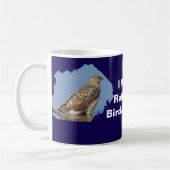 Liever Vogel kijken Starling Hawk Birdwatcher Koffiemok (Links)