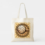 Liever Volleybal Spelen Tote Bag (Achterkant)
