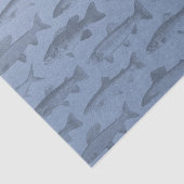 Liever worden Gevist aangepaste vissenpatroon Tissuepapier (Detail)