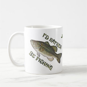 Liever worden Gevist Bass Coffee Cup Mok personali