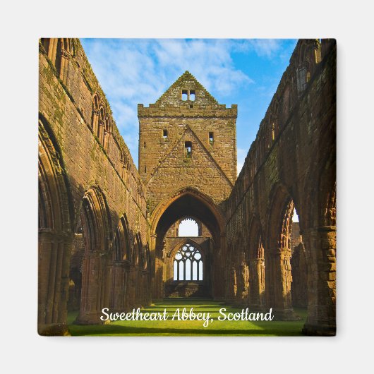 Lieverd Abbey, Schotland Magnet (Voorkant)