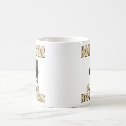 Lieverd Badger Ate Mijn thuiswerk! Koffiemok (Center)