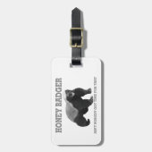 Lieverd Badger heeft daar geen tijd voor. Bagagelabel (Voorkant verticaal)