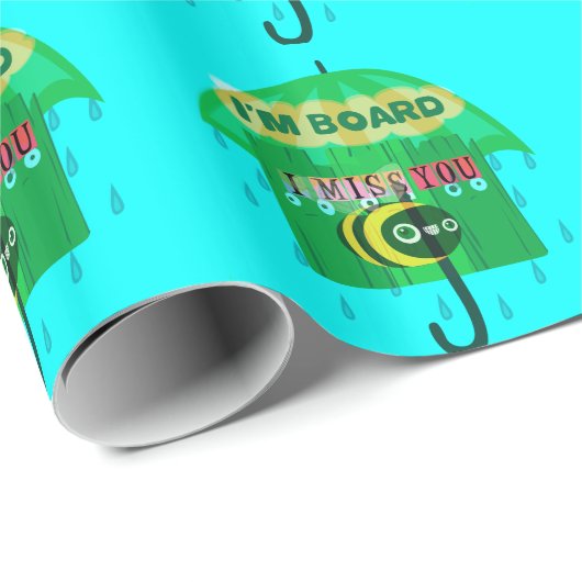 Lieverd dat ik je zo veel mis. cadeaupapier (Rol Hoek)