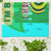 Lieverd dat ik je zo veel mis. theedoek (Gevouwen)