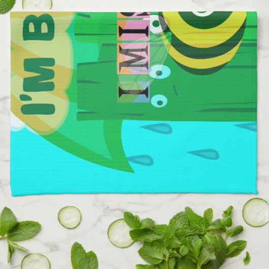 Lieverd dat ik je zo veel mis. theedoek (Gevouwen)