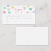 Lieverd dunne Raffle-kaart insteken Informatiekaartje (Voorkant / Achterkant)